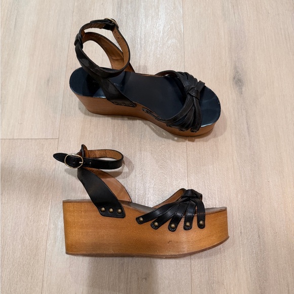 Authentic Isabel Marant Black Leather Sandals - Picture 4 of 6